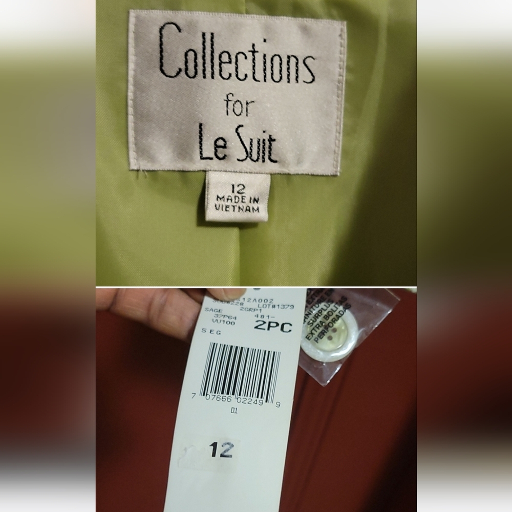 Collection For Le Suit 2-PC Jacket Set Size 12 - Picture 9 of 13